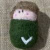 Green Christmas Angel