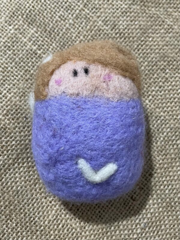 Light violet Christmas Angel
